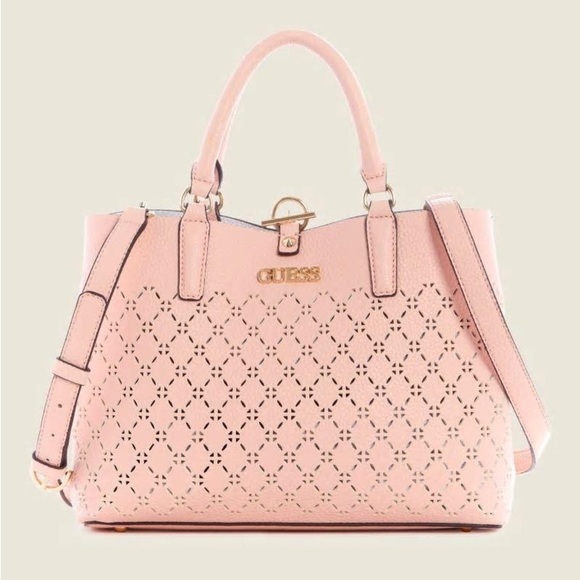 Guess Handbags - New GUESS Amara Satchel Peach